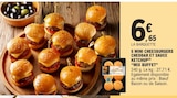 6 mini cheeseburgers cheddar et sauce ketchup "mix buffet" - MIX BUFFET dans le catalogue E.Leclerc