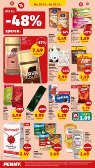 Nescafe im Penny Prospekt "Wer günstig will, muss Penny." mit 48 Seiten (Augsburg)