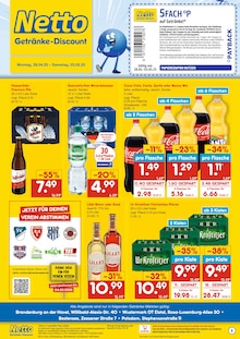 Netto Marken-Discount Königs Wusterhausen Prospekt "DER ORT, AN DEM DU IMMER AUSGEZEICHNETE PREISE FINDEST." mit 2 Seiten