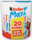 Barres chocolat - KINDER MAXI - U Express à Limoges Barres chocolat - KINDER MAXI en promo chez U Express Limoges à 2,54 €
