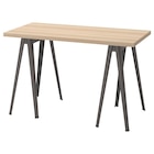 Schreibtisch Eicheneff wlas/dunkelgrau Angebote von LAGKAPTEN / NÄRSPEL bei IKEA Passau für 63,99 €