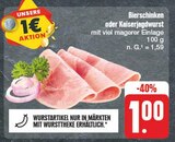 Bierschinken oder Kaiserjagdwurst bei EDEKA im Sandersdorf Prospekt für 1,00 €