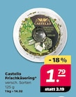 Frischkäsering von Castello im aktuellen Netto mit dem Scottie Prospekt für 1,79 €
