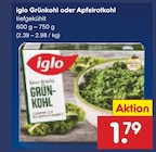 Grünkohl Angebote von iglo bei Netto Marken-Discount Troisdorf für 1,79 €
