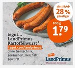 Kartoffelwurst im tegut Prospekt zum Preis von 1,79 €