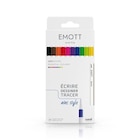 Pochette 10 feutres Emott Essential Colors - Uniball en promo chez Fnac Pochette 10 feutres Emott Essential Colors - Uniball dans le catalogue Fnac