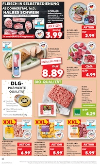 Schweinefleisch im Kaufland Prospekt "Aktuelle Angebote" mit 60 Seiten (Hannover)