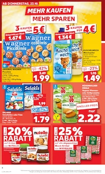 Nutella im aktuellen Kaufland Prospekt (Hamm) Nutella im Kaufland Prospekt "Aktuelle Angebote" mit 61 Seiten (Hamm)