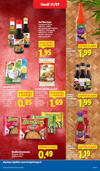 Promotion Epicerie dans le prospectus Lidl, valable du 31/07/2025 au 06/08/2025 Promo Epicerie dans le catalogue Lidl du moment à la page 27