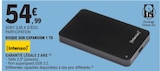 Disque dur Expansion 1 To - INTENSO en promo chez E.Leclerc Disque dur Expansion 1 To - INTENSO dans le catalogue E.Leclerc