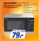 Mikrowelle mit Grill YC-PG204AE-S im Angebot bei famila Nordost in Falkensee Mikrowelle mit Grill YC-PG204AE-S Angebote von Sharp bei famila Nordost Falkensee für 79,00 €