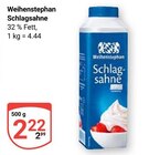 Schlagsahne im Angebot bei GLOBUS in Neubrandenburg Schlagsahne Angebote von Weihenstephan bei GLOBUS Neubrandenburg für 2,22 €