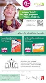 mea - meine apotheke Apotheken Prospekt der aktuellen Woche mit 4 Seiten, gültig von 01.12.2025 bis 31.12.2025, in Todtmoos und Umgebung Aktueller mea - meine apotheke Apotheken Prospekt in Todtmoos und Umgebung, "Unsere Dezember-Angebote" mit 4 Seiten, 01.12.2025 - 31.12.2025