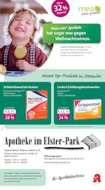 mea - meine apotheke Apotheken Prospekt der aktuellen Woche mit 4 Seiten, gültig von 01.12.2025 bis 31.12.2025, in Treuen und Umgebung Aktueller mea - meine apotheke Apotheken Prospekt in Treuen und Umgebung, "Unsere Dezember-Angebote" mit 4 Seiten, 01.12.2025 - 31.12.2025