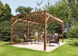 Pergola bois "pool house" en promo chez Brico Dépôt Pontault-Combault à 359,00 €