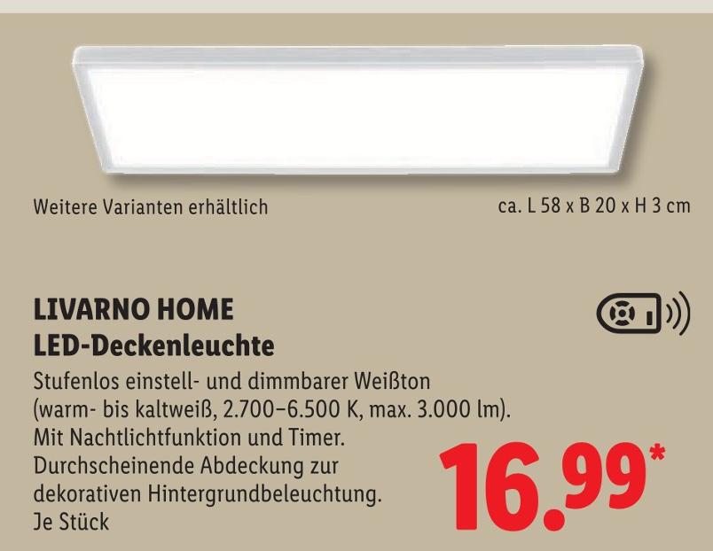 LED-Deckenleuchte