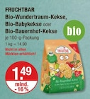 Bio-Wundertraum-Kekse im V-Markt Prospekt Bio-Wundertraum-Kekse von FRUCHTBAR im aktuellen V-Markt Prospekt für 1,49 €