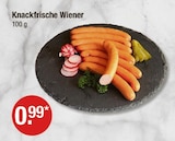 Knackfrische Wiener bei V-Markt im Thannhausen Prospekt für 0,99 €