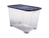 Promo Boîte de rangement transparente avec couvercle et roues IVER 60 L à 16,90 € dans le catalogue Brico Dépôt à Saint-Priest