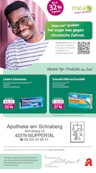 Aktueller mea - meine apotheke Prospekt "Unsere Juni-Angebote" für Wuppertal Aktueller mea - meine apotheke Prospekt für Wuppertal mit Seiten