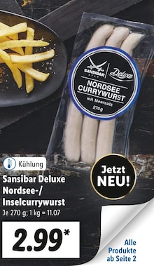 Nordsee-/Inselcurrywurst Angebot in Binnrot im aktuellen Prospekt bei Lidl in Binnrot