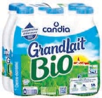 Lait uht demi-écrémé bio grandlait - CANDIA en promo chez Super U Sarcelles à 6,97 €