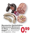 Leberwurst im Angebot bei E center in Karlsruhe Leberwurst Angebote bei E center Karlsruhe für 0,99 €