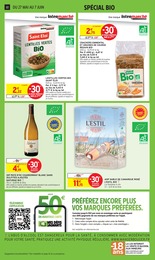 Prix et réduction Vin Bio dans le prospectus Intermarché Super en cours Offre Vin Bio dans le catalogue Intermarché Super du moment à la page 22