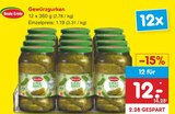 Gewürzgurken im Angebot bei Netto Marken-Discount in Wolfsburg Gewürzgurken Angebote von Beste Ernte bei Netto Marken-Discount Wolfsburg für 12,00 €
