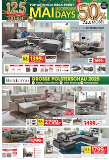 Ecksofa im Zurbrüggen Prospekt "MAI SHOPPING DAYS" mit 16 Seiten (Bochum)