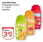 Juizy Wow Sirup im Angebot bei GLOBUS in Plauen Juizy Wow Sirup Angebote bei GLOBUS Plauen für 3,49 €