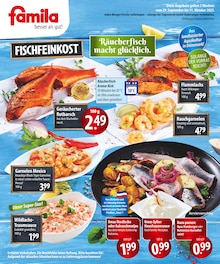 Lachs im famila Nordost Prospekt "Fischmarkt" mit 2 Seiten (Kiel)
