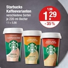 Cappuccino im V-Markt Prospekt Cappuccino von Starbucks im aktuellen V-Markt Prospekt für 1,29 €
