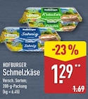 Schmelzkäse von Hofburger für 1,29 € bei ALDI Nord im Angebot Schmelzkäse von Hofburger im aktuellen ALDI Nord Prospekt