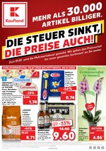 Kaufland Prospekt für Kissenbrück mit 40 Seiten Kaufland Prospekt für Kissenbrück: "DIE STEUER SINKT, DIE PREISE AUCH!", 40 Seiten, 02.07.2020 - 08.07.2020