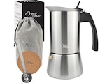 6581 4 Tassen Espressokocher Silber im MediaMarkt Saturn Prospekt 6581 4 Tassen Espressokocher Silber von MILU im aktuellen MediaMarkt Saturn Prospekt für 29,99 €