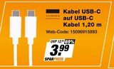 Kabel USB-C auf USB-C Kabel im Angebot bei expert in Halle Kabel USB-C auf USB-C Kabel Angebote von Vivanco bei expert Halle für 3,99 €