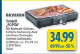 Tischgrill Angebote von SEVERIN bei diska Dresden für 34,99 €