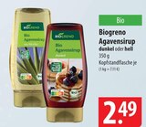 Bio Agavensirup dunkel Angebote von Biogreno bei famila Nordost Langenhagen für 2,49 €