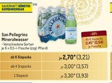 San Pellegrino Mineralwasser von  im aktuellen Metro Prospekt für 3,21 €