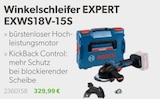 Raiffeisen Waren GmbH Homberg - Winkelschleifer EXPERT EXWS18V-15S Angebot im Prospekt Winkelschleifer EXPERT EXWS18V-15S bei Raiffeisen Waren GmbH im Homberg Prospekt für 329,99 €