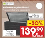 Aufbewahrungsbox Limani im Angebot bei Netto Marken-Discount in Velbert Aufbewahrungsbox Limani Angebote von Juskys bei Netto Marken-Discount Velbert für 139,99 €