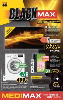 Aktueller MEDIMAX Dinslaken Prospekt "BLACK MAX" mit 8 Seiten