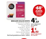 Dolce Gusto - Nescafé - U Express à Paris Dolce Gusto - Nescafé en promo chez U Express Paris à 1,82 €