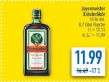 Kräuterlikör Angebote von Jägermeister bei diska Erlangen für 11,99 €