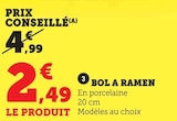 Bol a ramen en promo chez Super U Bol a ramen dans le catalogue Super U