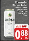 Pils im Angebot bei EDEKA in Bünde Pils Angebote von Krombacher bei EDEKA Bünde für 0,88 €