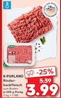 Aktuelles Rinderhackfleisch Angebot bei Kaufland in Koblenz ab 3,99 €