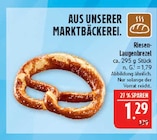 Marktkauf Wittgendorf - Riesen-Laugenbrezel Angebot im Prospekt Riesen-Laugenbrezel bei Marktkauf im Wittgendorf Prospekt für 1,29 €