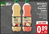 Apfelschorle im Angebot bei EDEKA in Düren Apfelschorle Angebote von Edeka Bio bei EDEKA Düren für 0,89 €